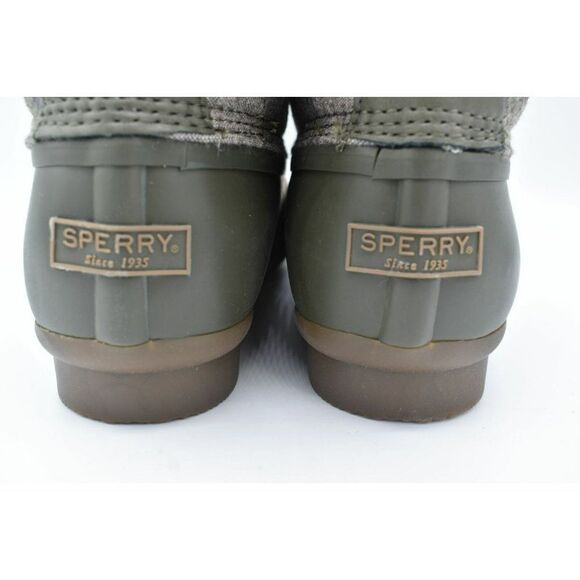 Sperry Mens Size 11.5 Saltwater Camo Water Resistant Lace Up Duck Boots Shoes main image 9